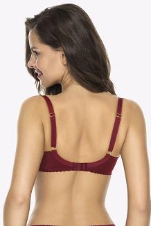 Biustonosz GAIA Semi-Soft Joy 1037 półusztywaniany burgundowy