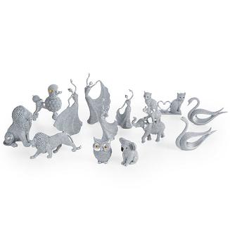 Figurka dekoracyjna ELDO Eurofirany srebrny