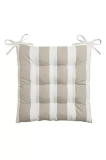 Poduszka siedzisko na krzesło ogrodowe STRIPES 40x40 beżowa pasy