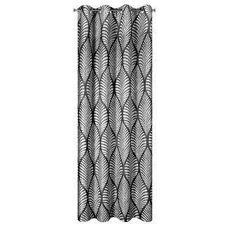 Zasłona gotowa na przelotkach ELOISA 140x250 Eurofirany stalowy