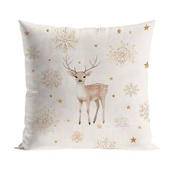 JELONKI ZIMOWA OPOWIEŚĆ Poszewka dekoracyjna VELVET 40x40cm kolor 004 beżowy PBN346/POP/004/040040/1