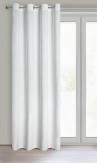 Zasłona gotowa na przelotkach MELANIE 140x260 Eurofirany biały