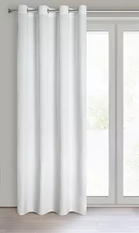 Zasłona gotowa na przelotkach MELANIE 140x260 Eurofirany biały