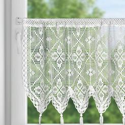 Firana gotowa na taśmie MARTHA 150x60 Eurofirany biały