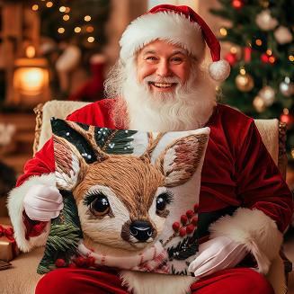 JELONEK Z EFEKTEM WYSZYWANIA Poszewka dekoracyjna VELVET 40x40cm kolor 004 beżowy PBN366/POP/004/040