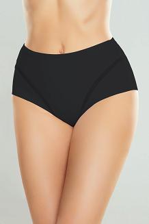 Figi damskie z wysokim stanem Verna łezka czarne