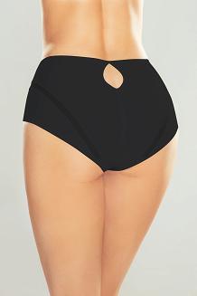 Figi damskie z wysokim stanem Verna łezka czarne