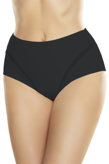 Figi damskie z wysokim stanem Verna łezka czarne