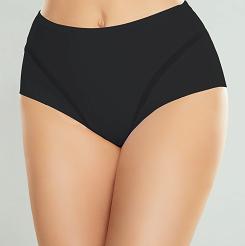 Figi damskie z wysokim stanem Verna łezka czarne