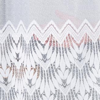 Firanka żakardowa gotowa na żabki FELICJA 600x160 biała