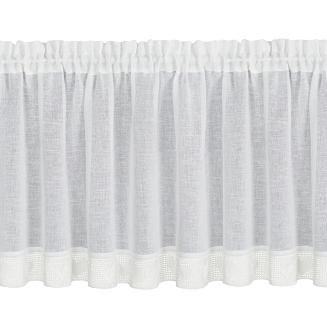 Firana gotowa na taśmie GAJA 150x60 Eurofirany kremowy