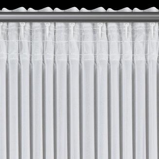 Firana gotowa na taśmie LUISA 400x160 Eurofirany biały