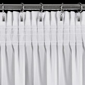 Firana gotowa na taśmie LUISA 400x160 Eurofirany biały