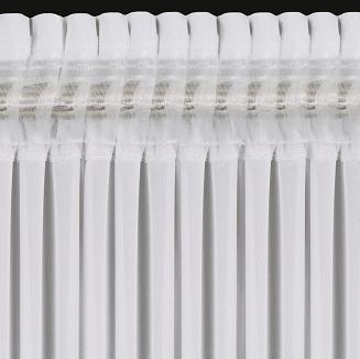 Firana gotowa na taśmie LUISA 400x160 Eurofirany biały