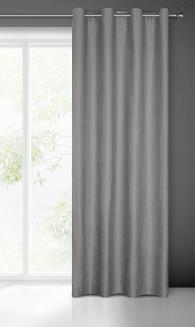 Zasłona gotowa na przelotkach ADA 140x250 Eurofirany szary