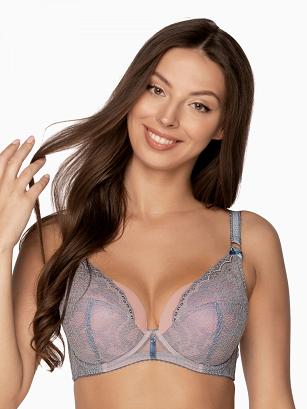 Biustonosz GAIA Full Cup Azzurra 1168 usztywniany niebieski