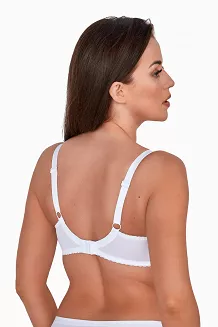 Biustonosz GAIA Semi-Soft Keto 1134 półusztywniany biały