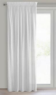Firana gotowa na taśmie ROXI 140x270 Eurofirany biały