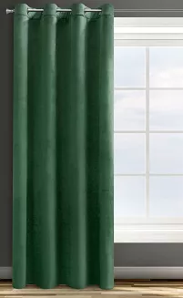 Zasłona gotowa na przelotkach ROSA 140x250 Design91 zielony