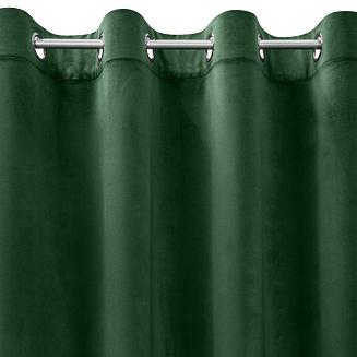 Zasłona gotowa na przelotkach ROSA 140x250 Design91 zielony