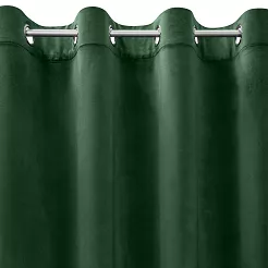 Zasłona gotowa na przelotkach ROSA 140x250 Design91 zielony