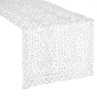 Obrus dekoracyjny MARY 40x140 Eurofirany biały