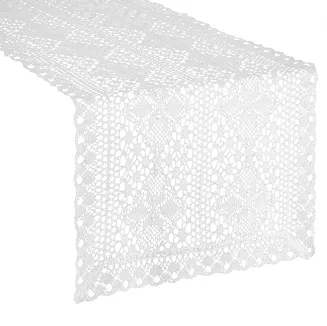 Obrus dekoracyjny MARY 40x140 Eurofirany biały
