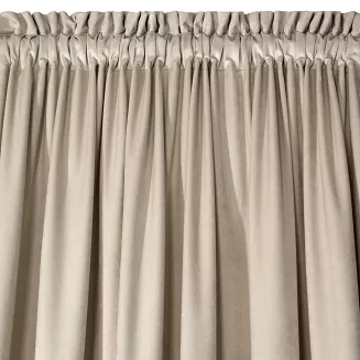 Zasłona gotowa na taśmie MELANIE 140x270 Eurofirany beżowa