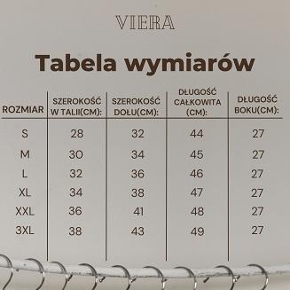 Figi damskie wysokie korygujące Viera Eldar tiul beżowe
