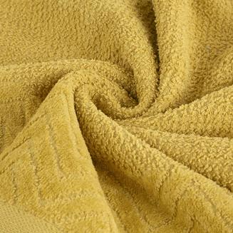 Ręcznik bawełniany LOREN 30x50 Eurofirany musztardowy
