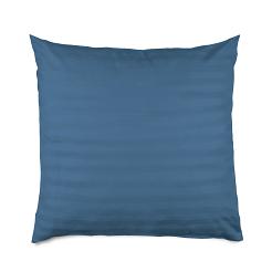 Poszewka satyna bambusowo-bawełniana STRIPE CORNFLOWER 40x40 Darymex jednokolorowa chabrowa