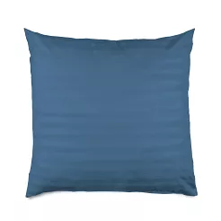 Poszewka satyna bambusowo-bawełniana STRIPE CORNFLOWER 40x40 Darymex jednokolorowa chabrowa