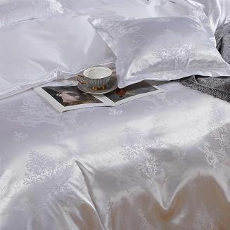 Ekskluzywna Pościel Atłasowa Z Haftem 160x200 AT002