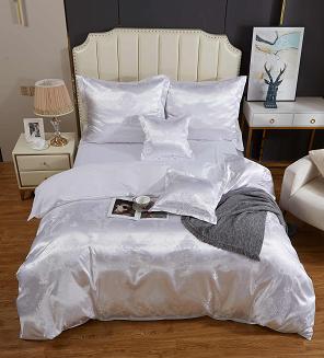 Ekskluzywna Pościel Atłasowa Z Haftem 160x200 AT002