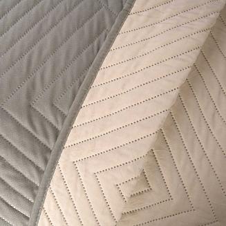 Narzuta dekoracyjna Lamia 170x210 Darymex dwustronna szary+ecru