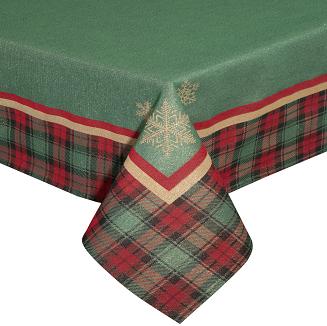 Obrus dekoracyjny CHO 140x200 Eurofirany zielony