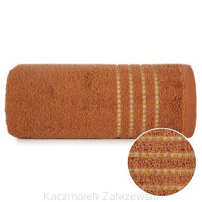 Ręcznik bawełniany FIORE 70x140 Eurofirany ceglany