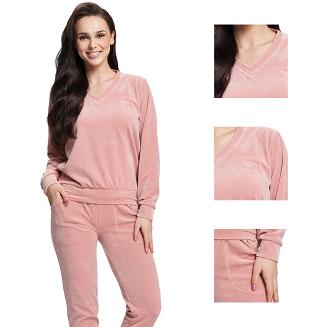 Dres damski LUNA kod 306 pudrowy beż