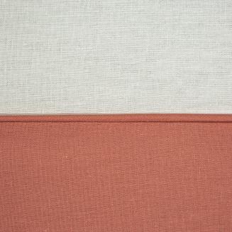 Pościel satynowa NOVAD 200x220 Eurofirany biały/ceglany