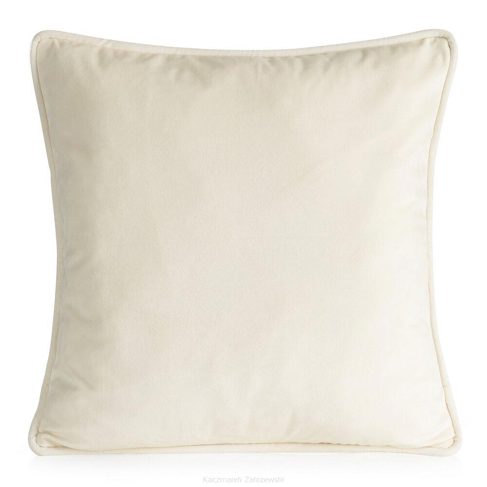Poszewka dekoracyjna VELVET 45x45 Eurofirany kremowy