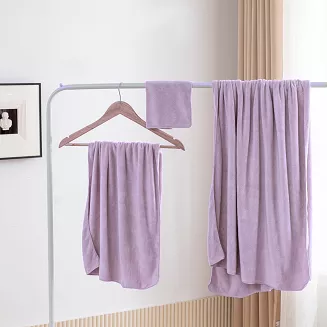 Ręcznik szybkoschnący z mikrofibry ACTIV 30x30 lawendowy
