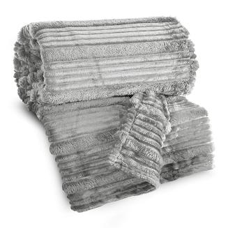 Koc narzuta NINA 220x200 Eurofirany szary