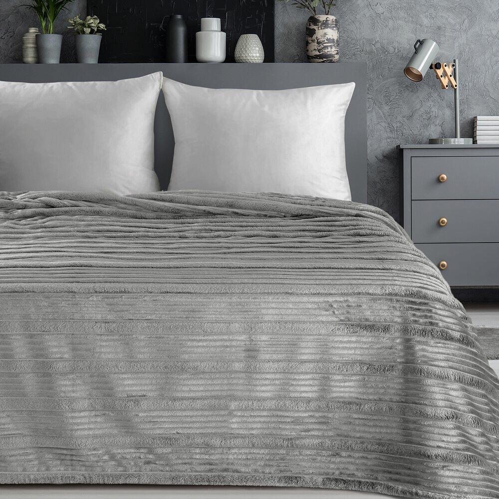 Koc narzuta NINA 220x200 Eurofirany szary