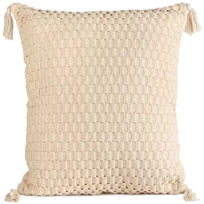 Poszewka dekoracyjna SEVILLE-4C Terra Collection 60x60 Eurofirany beżowa