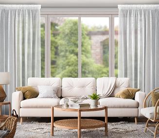 Firana gotowa na taśmie KIM 140x300 Eurofirany biały