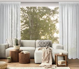 Firana gotowa na taśmie KIM 140x300 Eurofirany biały