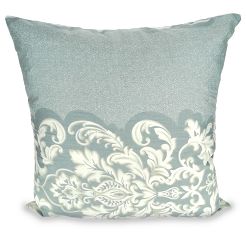 Poszewka satyna bawełniana 40x40 szara kremowa ornamenty
