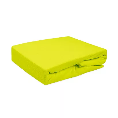 Prześcieradło frotte z gumką 60x120 Darymex limonkowe