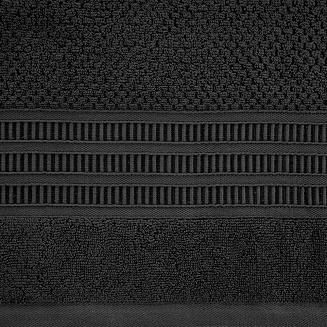 Ręcznik bawełniany ROSITA 70x140 Eurofirany czarny