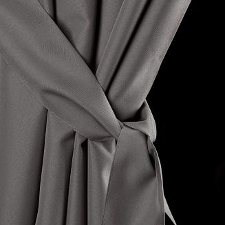 Zasłona gotowa na szelkach wodoodporna GARDEN 155x200 ogrodowa stalowa